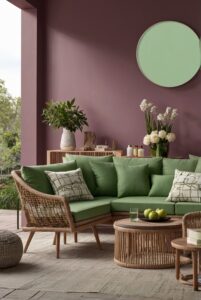 Read more about the article 2024 Trendy 5 Palettes SW Paint colors with Shamrock Green and Mauve for your room