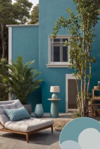 Read more about the article 2024 Trendy 5 Palettes SW Paint colors with Teal and Periwinkle for your room