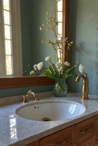 Read more about the article What are the advantages of using an integrated sink in the bathroom countertop?