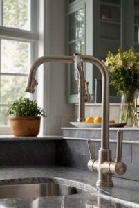 Read more about the article How to choose a kitchen faucet that complements your countertop material?