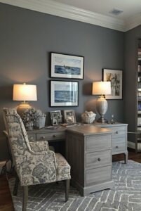 Read more about the article How to create a cohesive home office with a matching desk and storage unit?