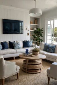 Read more about the article What are some furniture arrangement ideas for a coastal-themed living room?