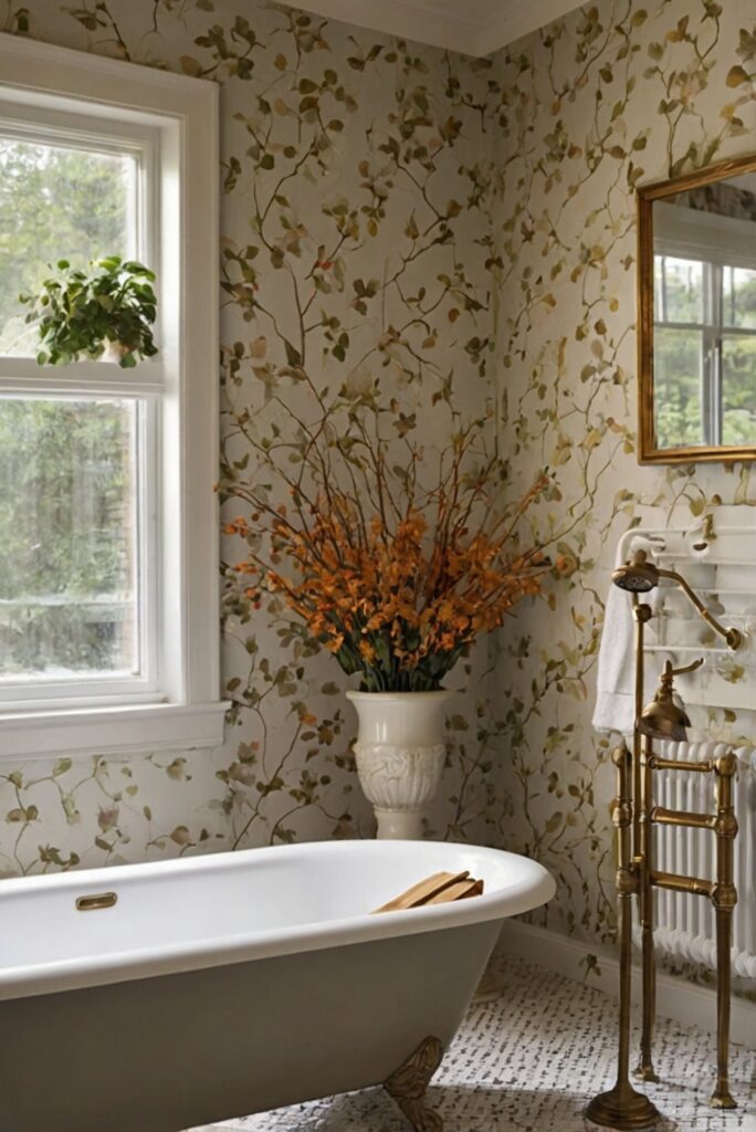 Stylish bathroom decor ideas, Cozy bathroom makeover, Elegant fall bathroom designs, Modern autumn bathroom decor, Luxurious bathroom renovation