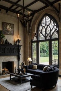 Read more about the article Stunning Gothic Living Rooms: 5 Ideas for a Bold Statement