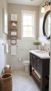 Read more about the article How can I achieve a charming farmhouse style with a small bathroom remodel? ?