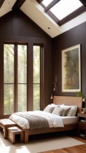 Read more about the article How can I create a cozy ambiance in my Dark wood bedroom? ?