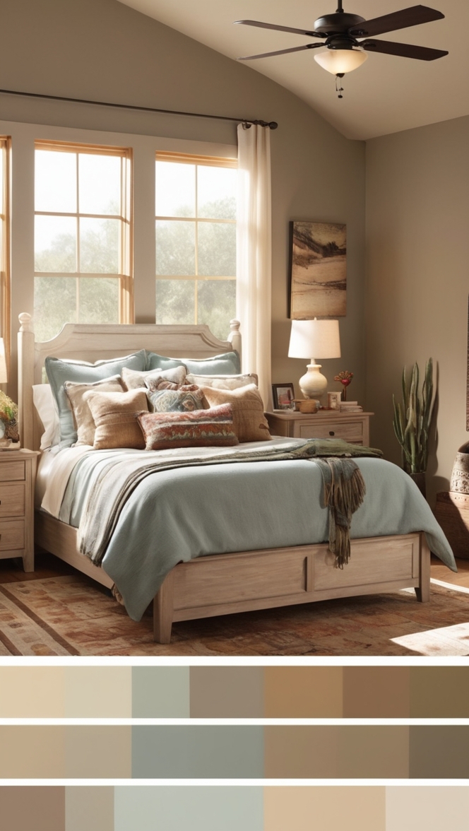 rustic bedroom decor, farmhouse bedroom decor, southwestern bedroom decor, cowboy bedroom decor, mountain bedroom decor