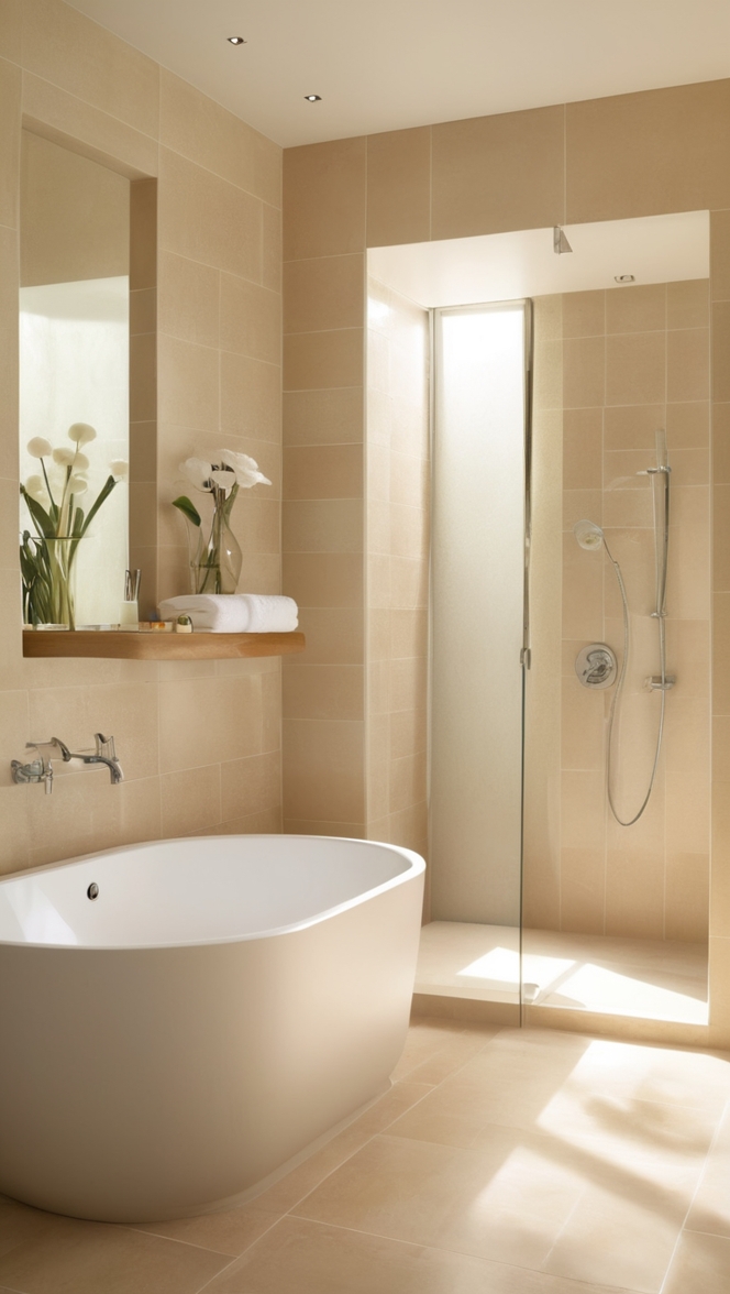 beige porcelain tiles, bathroom porcelain tiles, beige ceramic tiles, bathroom floor tiles, beige wall tiles 