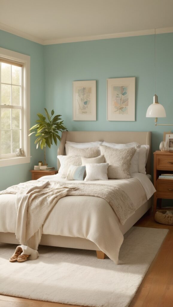cozy bedroom colors, bedroom makeover ideas, calming bedroom colors, serene bedroom decor, luxurious bedroom design