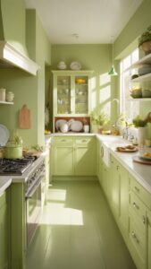 Read more about the article How can I decorate my cozy green kitchen? ?