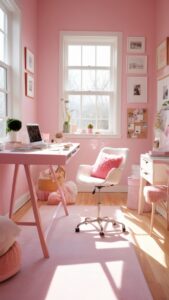 Read more about the article 1. How can I create a cozy home office pink? ?