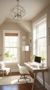 Read more about the article How can I create a cozy neutral home office? ?