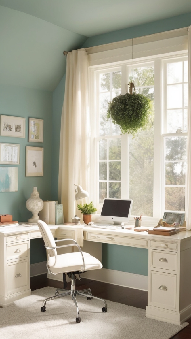 home office decor, office organization ideas, stylish home office design, comfortable workspace, modern office furniture