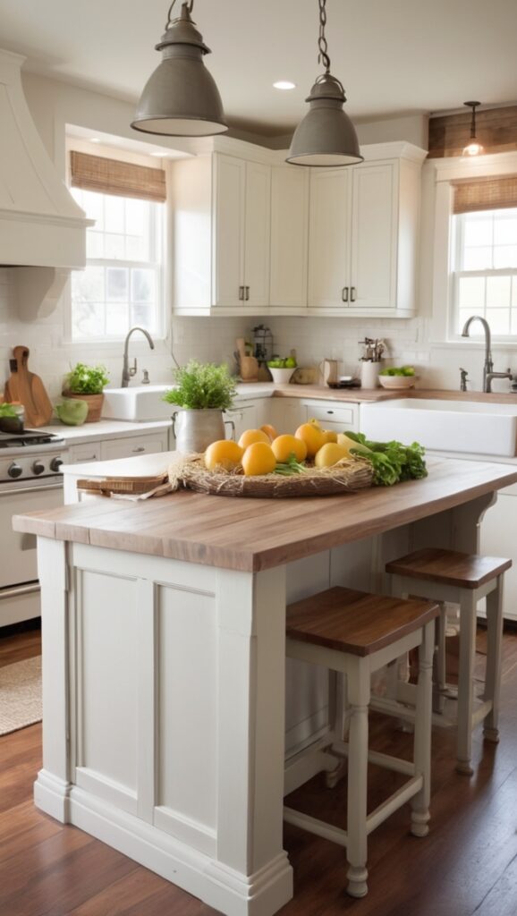 rustic kitchen island, farmhouse style kitchen island, reclaimed wood kitchen island, country farmhouse kitchen island, vintage farmhouse kitchen island