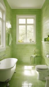 Read more about the article How can I enhance my bathroom with stylish green bathroom tiles? ?