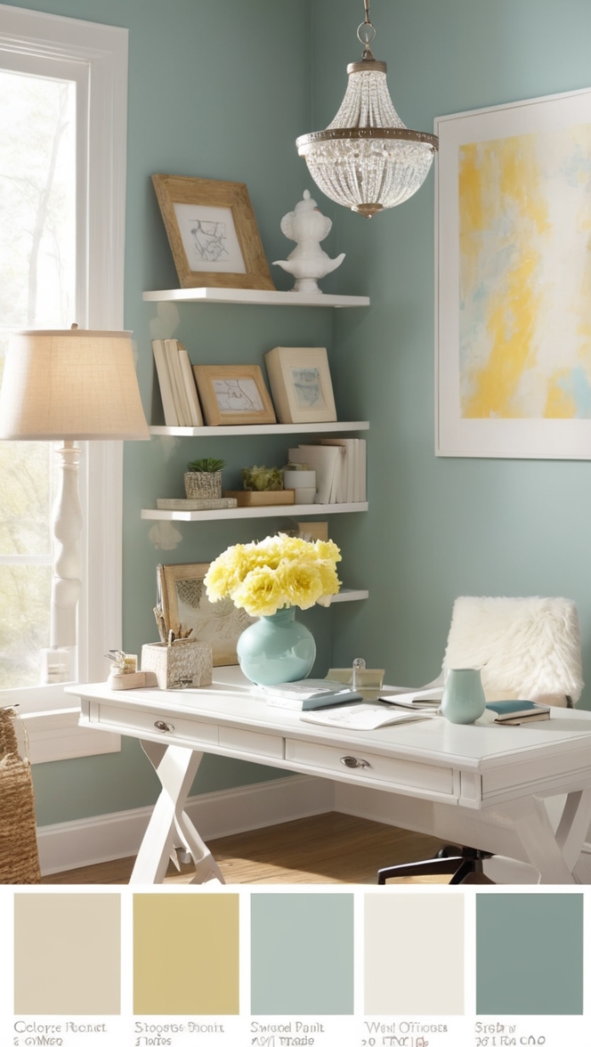 home office decor, modern home office, stylish home office, minimalist office design, elegant workspace