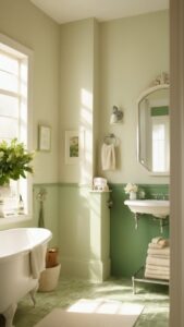 Read more about the article How can I create a stylish beige and green bathroom? ?