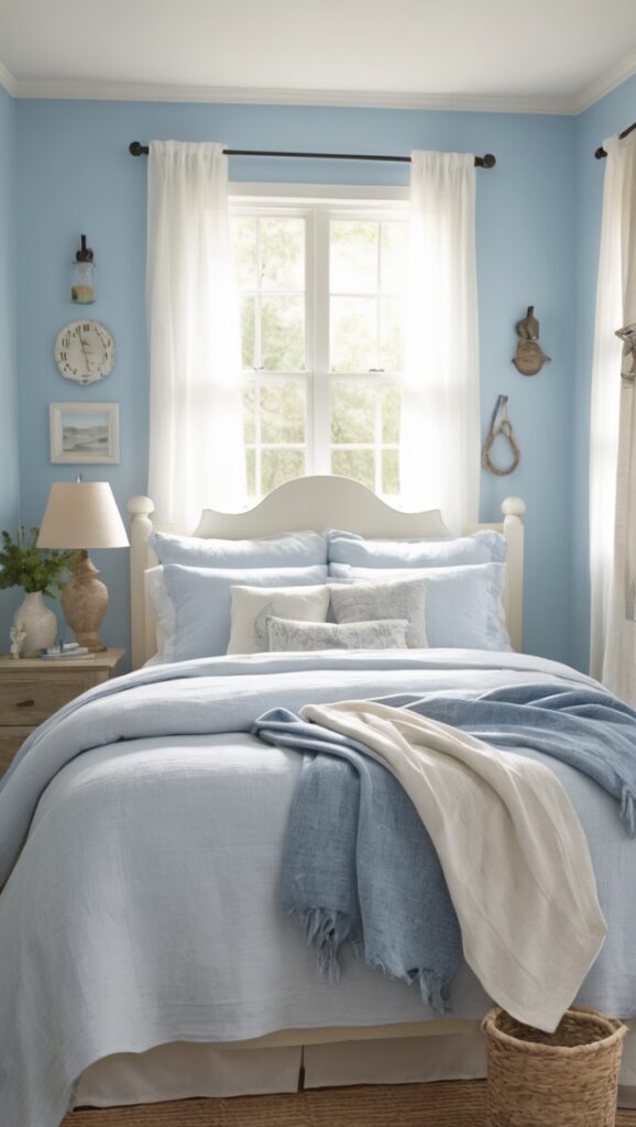 blue farmhouse decor, rustic farmhouse bedroom, vintage farmhouse style, modern farmhouse design, country farmhouse bedding