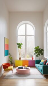Read more about the article How can I create a stylish colorful minimalist living room? ?