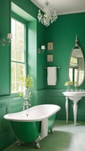 Read more about the article What are the best design ideas for an emerald green bathroom? ?