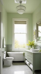 Read more about the article Benefits of a green and grey bathroom design ?