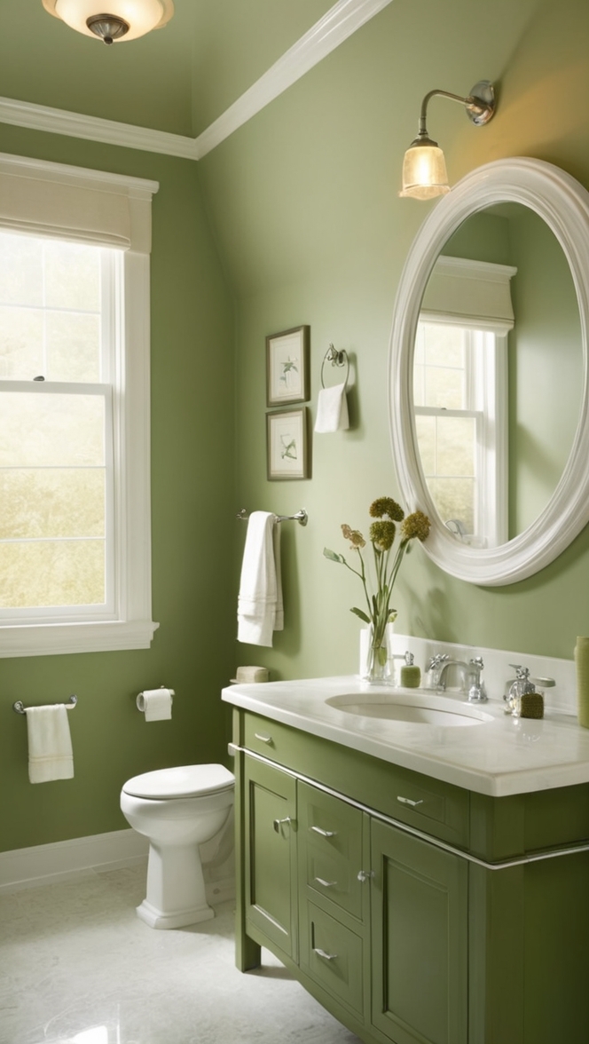 green bathroom accessories, green bathroom decor, hunter green bath towels, hunter green shower curtain, dark green bathroom rugs