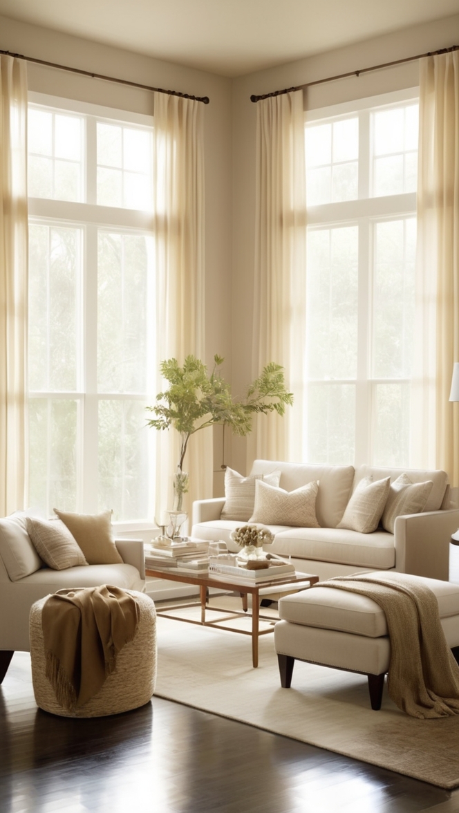 window blinds, blackout curtains, sheer curtains, motorized shades, solar shades 