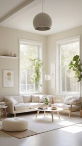 Read more about the article How can I achieve a cozy feel in a neutral minimalist living room? ?