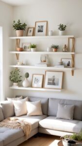 Read more about the article How can I enhance my living room with minimalist shelf decor? ?