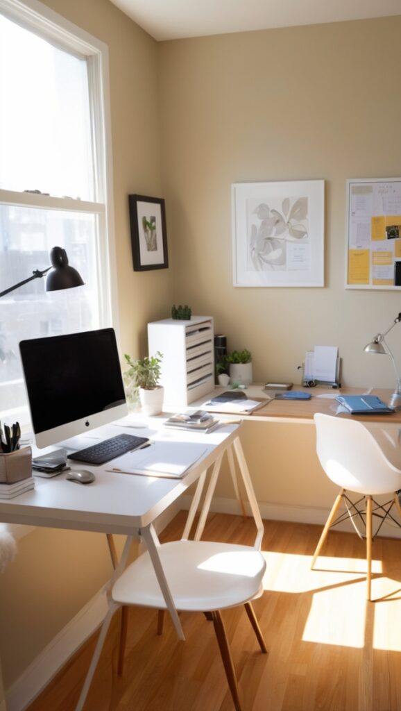 small business office setup, home office furniture, office storage solutions, home office organization, office design ideas