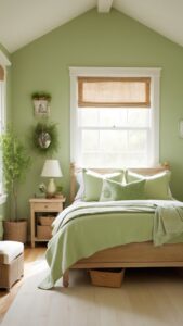 Read more about the article How can I create a cozy green farmhouse bedroom? ?